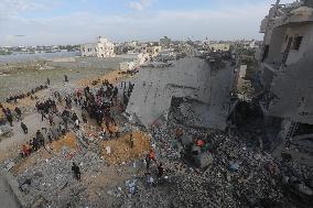 MIDEAST-GAZA-RAFAH-ISRAEL-AIR STRIKES