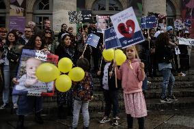 Gathering To Call For The Release Of Israeli Hostages - Bordeaux