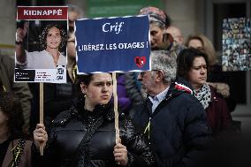 Gathering To Call For The Release Of Israeli Hostages - Bordeaux