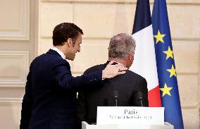 President Macron Meets King Abdullah II - Paris