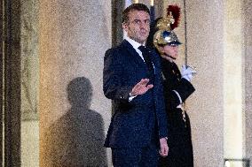 Emmanuel Macron meets with Volodymyr Zelensky - Paris