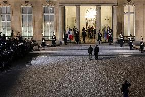 Emmanuel Macron meets with Volodymyr Zelensky - Paris