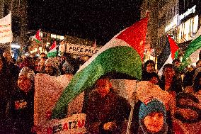 Pro Palestinian Protest Continues In Bonn