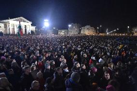 Protest In Budapest Over Sexual Abuse Case Pardon