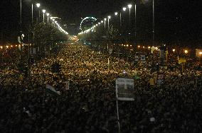 Protest In Budapest Over Sexual Abuse Case Pardon