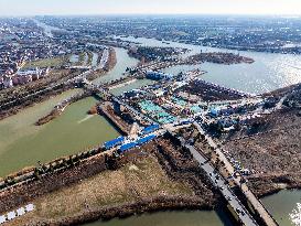 Subei Irrigation Canal Construction in Huai 'an