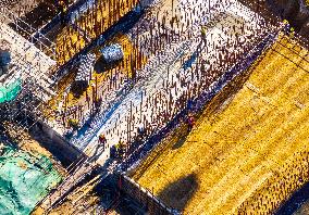 Subei Irrigation Canal Construction in Huai 'an