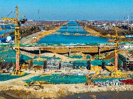 Subei Irrigation Canal Construction in Huai 'an