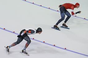 2024 World Single Distances Speed Skating Championships In Calgary - Day 1