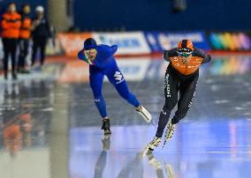 2024 World Single Distances Speed Skating Championships In Calgary - Day 1