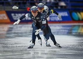 2024 World Single Distances Speed Skating Championships In Calgary - Day 1