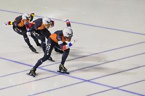 2024 World Single Distances Speed Skating Championships In Calgary - Day 1