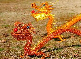 Aluminum Woven Zodiac Dragon Crafts in Yichang