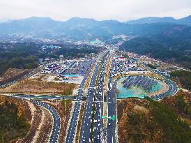 Expressway Jam in Anqing