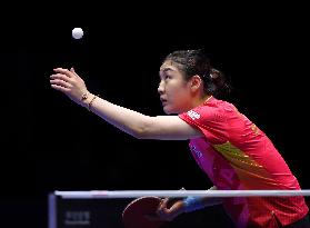 (SP)SOUTH KOREA-BUSAN-TABLE TENNIS-WORLD TEAM CHAMPIONSHIPS FINALS-WOMEN-CHN VS UZB