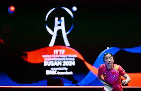 (SP)SOUTH KOREA-BUSAN-TABLE TENNIS-WORLD TEAM CHAMPIONSHIPS FINALS-WOMEN-CHN VS UZB