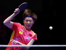 (SP)SOUTH KOREA-BUSAN-TABLE TENNIS-WORLD TEAM CHAMPIONSHIPS FINALS-WOMEN-CHN VS UZB