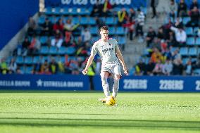 Stefan Leković of Villareal B CF  in action during the LaLiga Hypermotion 2023 - 2024 match between FC Andorra v Villareal B CF