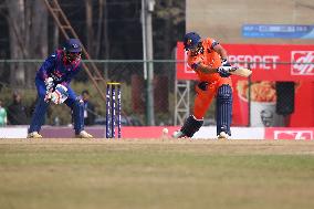 Cricket World Cup (CWC) League 2 Match Between Nepal And Netherlands