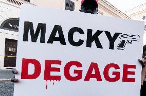 Senegalese Citizens Protest Against President Macky Sall