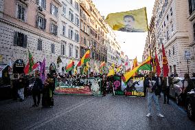 Demonstration For The Release Of Abdullah Ocalan