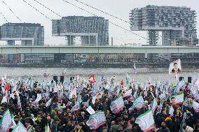 March  For Freedom Of Kurdish Leader Abdullah Ocalan In Cologne