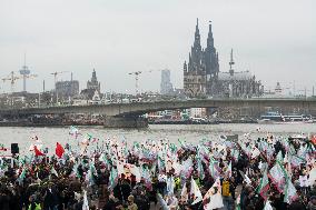 March  For Freedom Of Kurdish Leader Abdullah Ocalan In Cologne