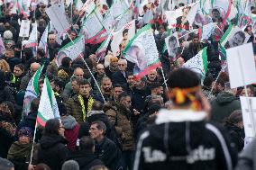 March  For Freedom Of Kurdish Leader Abdullah Ocalan In Cologne