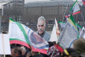 March  For Freedom Of Kurdish Leader Abdullah Ocalan In Cologne