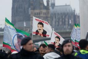 March  For Freedom Of Kurdish Leader Abdullah Ocalan In Cologne