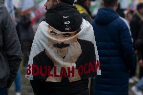 March  For Freedom Of Kurdish Leader Abdullah Ocalan In Cologne