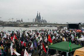 March  For Freedom Of Kurdish Leader Abdullah Ocalan In Cologne