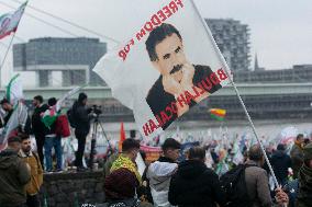 March  For Freedom Of Kurdish Leader Abdullah Ocalan In Cologne