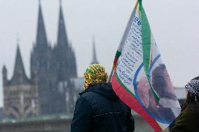 March  For Freedom Of Kurdish Leader Abdullah Ocalan In Cologne