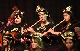 IRAQ-BAGHDAD-FEMALE MUSIC ENSEMBLE-PERFORMANCE