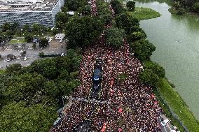 Street Carnival - Parade Of The Bloco Navio Pirata With Baiana System In São Paulo, Brazil
