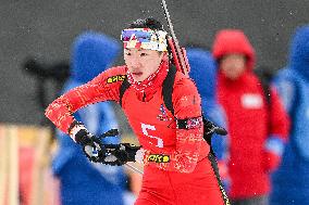 (SP)CHINA-INNER MONGOLIA-ULANQAB-14TH NATIONAL WINTER GAMES-BIATHLON-WOMEN 15KM (CN)