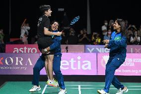 (SP)MALAYSIA-SHAH ALAM-BADMINTON-ASIA TEAM CHAMPIONSHIPS-WOMEN FINAL-INDIA VS THAILAND