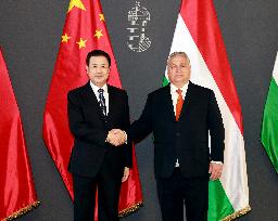HUNGARY-BUDAPEST-PM-CHINA-WANG XIAOHONG-MEETING