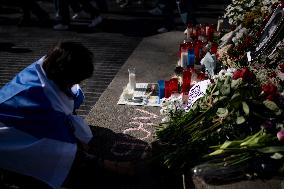 Vigil For Alexei Navalny - Barcelona