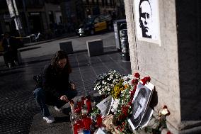 Vigil For Alexei Navalny - Barcelona