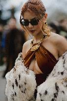 PFW - Schiaparelli Street Style