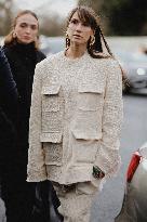 PFW - Schiaparelli Street Style