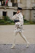 PFW - Schiaparelli Street Style