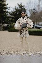 PFW - Schiaparelli Street Style