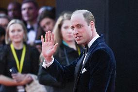 Prince Of Wales Attends EE BAFTA Film Awards - London