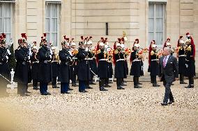 President Macron Welcomes King Abdullah II - Paris