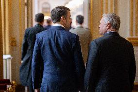 President Macron Welcomes King Abdullah II - Paris