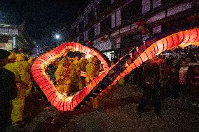 Dragon Dance Performance in Bijie