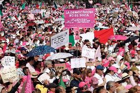 March For Our Democracy Rally - Mexico City